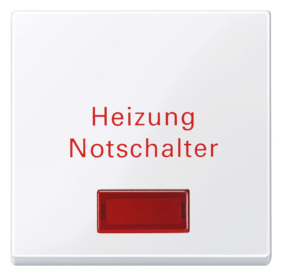Mert 432925 Wippe f.Heizungs- Notschalter aktivweiß glänzend System M