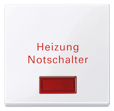 Mert 432925 Wippe f.Heizungs- Notschalter aktivweiß glänzend System M