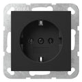 GIRA 4180005 SCHUKO-Steckdose SRK System 55 Schwarz matt (lackiert)