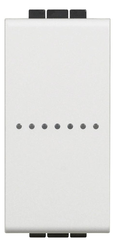 BTicino N4003C vernet. Wechselschalter f.LivingLight with Netatmo Weiß