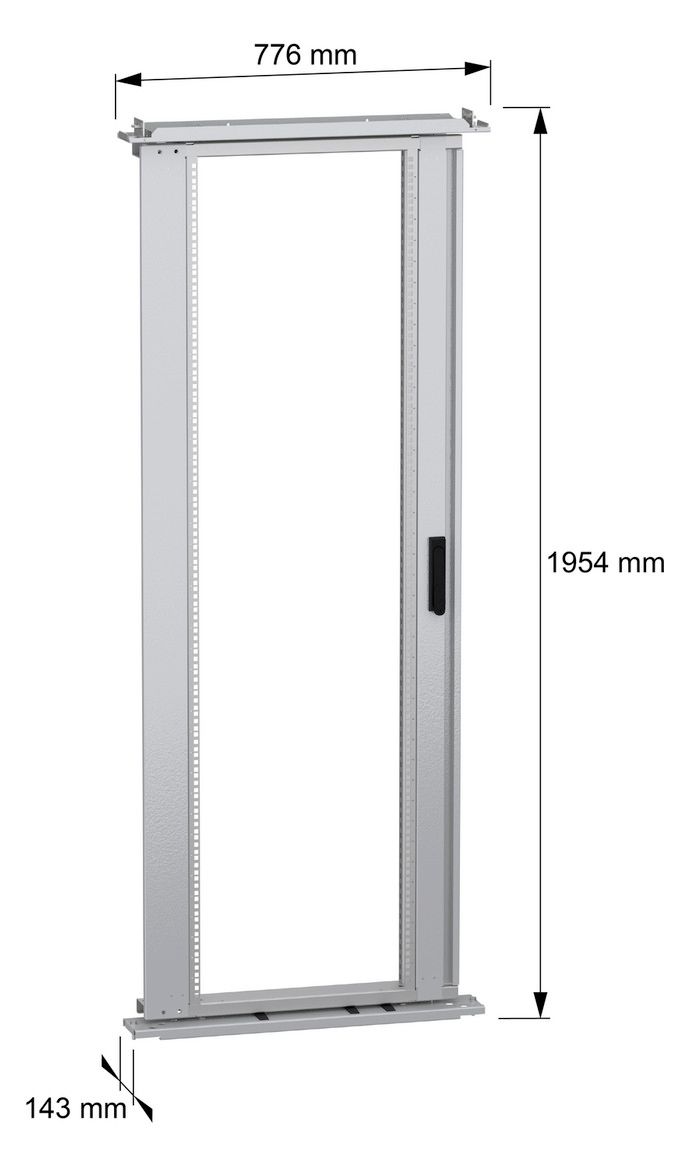 Schneider NSYRSWC40 SF/SM 19z-Rahmen schwenkbar 2000x800mm 40M