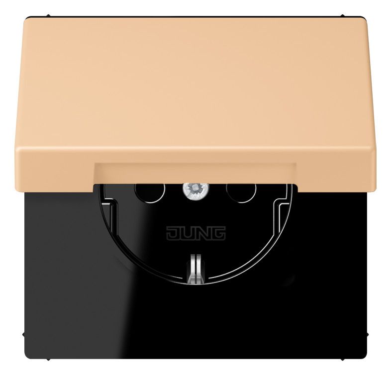 Jung LC1520BFKL237 SCHUKO Steckd.m.Klappdeckel LC32122