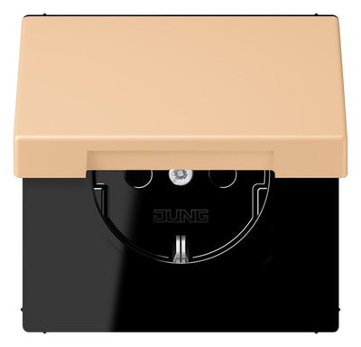 Jung LC1520BFKL237 SCHUKO Steckd.m.Klappdeckel LC32122