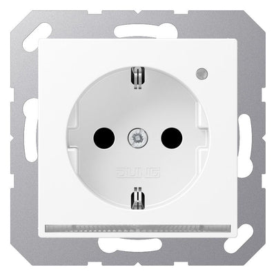 Jung A1520-OWWMLNW SCHUKOsteckdose m.LED-Licht