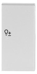 BJ 6234-22-83 Wippe rechts 2-fach Dimmer Busch-free@home alusilber
