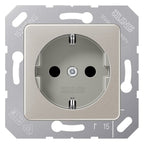 Jung CD5120BFPG SCHUKO Steckdose f.Klappdeckel bruchsicher platin-grau