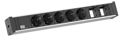Bachmann 922.0181 Universal 5xSchuko 2xABD KS Strom 3m Schuko
