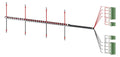 Siemens 3KC9831-6 f.3KC8 Spannungs- versorgungskabel oberseitig 4p f.1600A