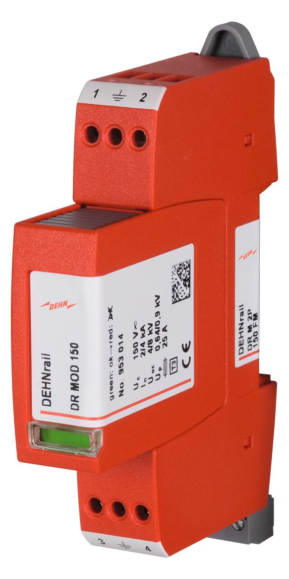 Dehn 953209 DRM2P150FM Überspannungs- ableiter Typ 3 DEHNrail M 2pol 150V