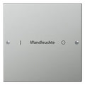 GIRA 2131602 Wippenset 1fach beschreibbar System 55 Edelstahl