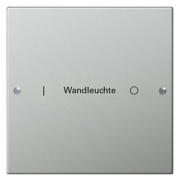 GIRA 2131602 Wippenset 1fach beschreibbar System 55 Edelstahl