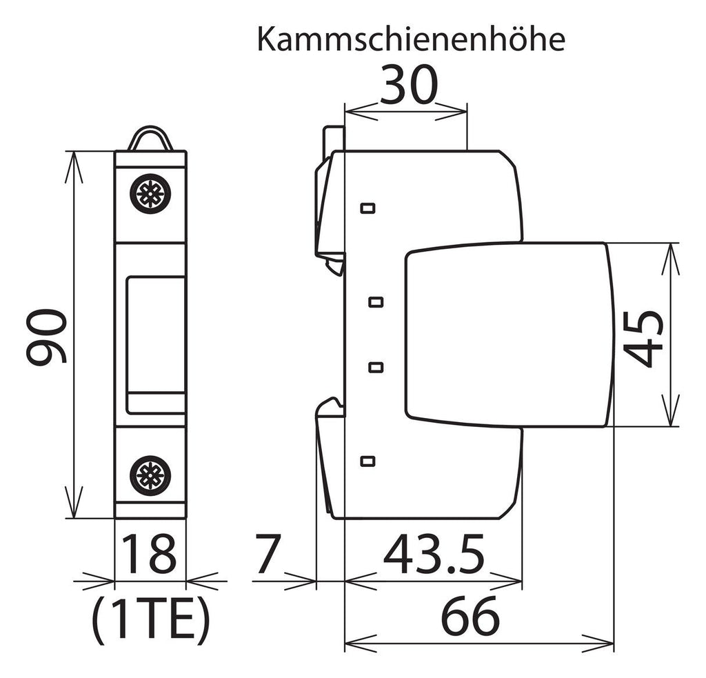 Dehn 952072 DGS150 Überspannungsableiter Typ 2 DEHNguard S 1pol 150VAC