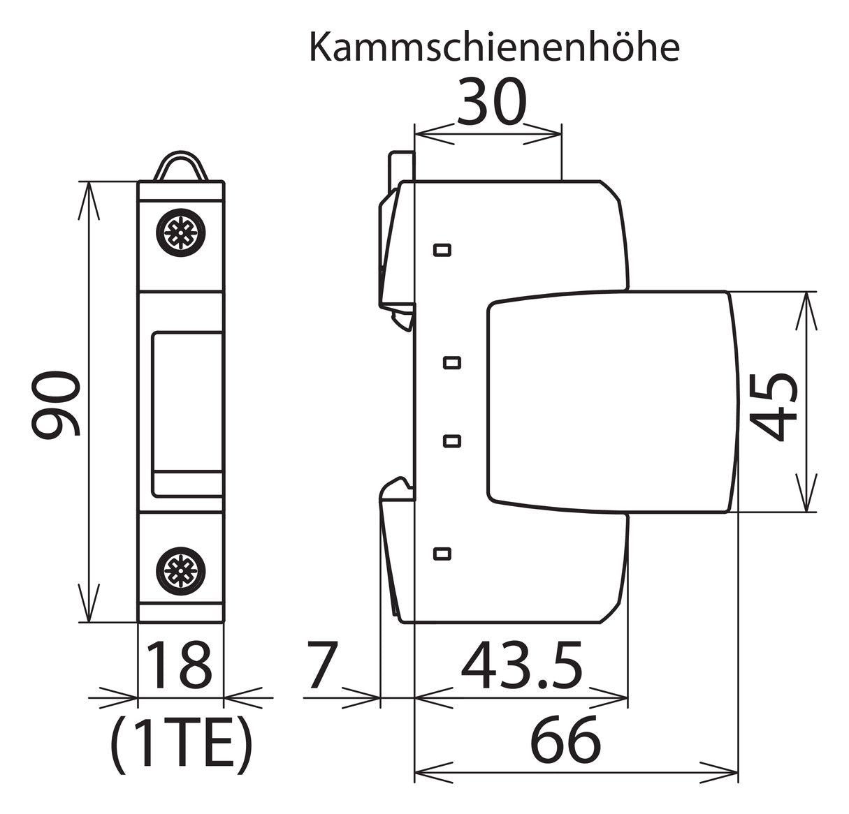DEHN 952074 DGS385 Überspannungsableiter Typ 2 DEHNguard S 1-polig Uc 385V AC
