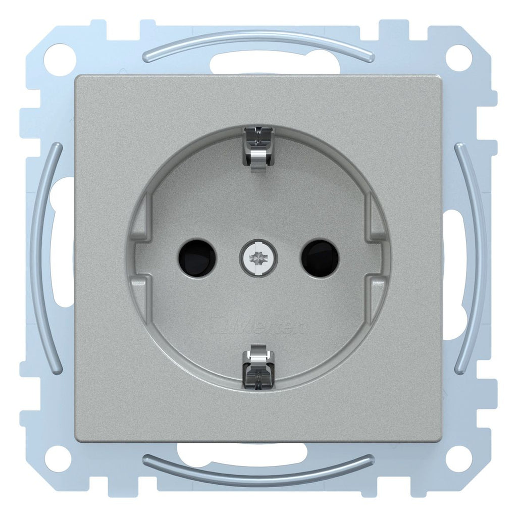 Mert MEG 2400-0460 SCHUKO-Steckdose BRS SK aluminium System M