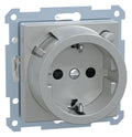 Mert 232860 FI-SCHUKO-Steckdose BRS aluminium System M