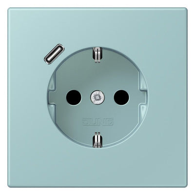 Jung LC1520-18C214 SCHUKO-Steckd.m.USB Typ C LC32033