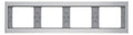 Berker 13837003 Rahmen 4fach waagerecht K.5 Alu