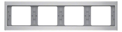 Berker 13837003 Rahmen 4fach waagerecht K.5 Alu