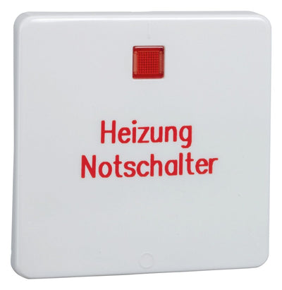 Elso 213224 Wippe 2p bedruckt Heizung Kennz. erhaben FASHION/RIVA/SCALA reinws
