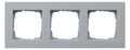 GIRA 0213255 Abdeckrahmen 3fach flach E2 Farbe Alu