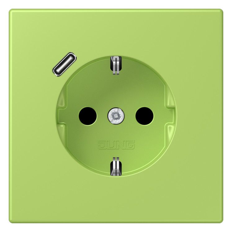 Jung LC1520-18C221 SCHUKO-Steckd.m.USB Typ C LC32052