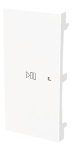 BJ 6237-21-44G Wippe 2-fach links Symbol "Play/Pause"