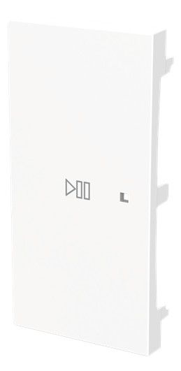 BJ 6237-21-44G Wippe 2-fach links Symbol "Play/Pause"