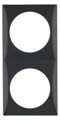Berker 918262510 Rahmen 2fach Integro Flow schwarz glänzend