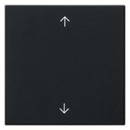 GIRA 5389005 Wippe 1fach Pfeile System 55 Schwarz matt (lackiert)