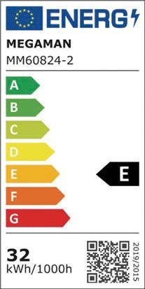 S&H 33343 LED Clusterlite 3U 63x188mm E27 32W/840 4160Lm 4000K
