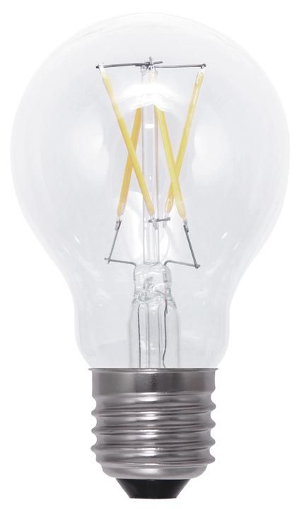 S&H 30872 LED-Allgebrauchsform Filament 60x106mm E27 3,2W 330Lm 2700K klar