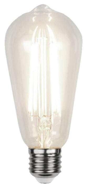 S&H 30917 LED Rustikaform Filament 64x140mm E27 4,2W 300Lm 2100K