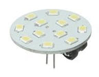 S&H 31124 LED-Leuchtmittel 12er SMD Modul Ø 30mm GZ4 10-30VDC 10-18VAC 2W