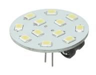 S&H 31124 LED-Leuchtmittel 12er SMD Modul Ø 30mm GZ4 10-30VDC 10-18VAC 2W