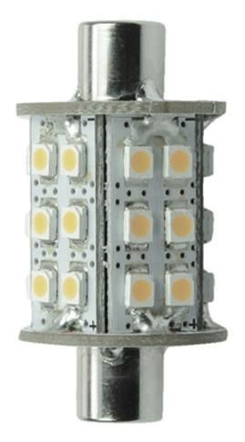 S&H 31128 LED Soffitte 30SMD3528 22x42mm Barrel 10-30VDC/10-18VAC 1,8W/829 180lm