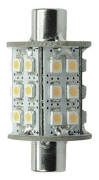 S&H 31128 LED Soffitte 30SMD3528 22x42mm Barrel 10-30VDC/10-18VAC 1,8W/829 180lm