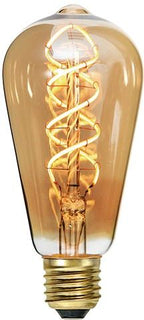 S&H 31281 LED-Rustika Filament Flex axial 64x140mm E27 220-240VAC 3,5W/921
