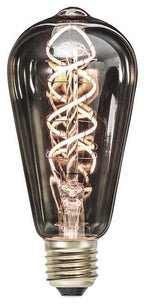 S&H 31290 LED-Rustika Filament Flex axial 64x140mm E27 4W/921 80Lm smoked