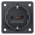 Berker 941952505 Steckdose SCHUKO m.erh.BS Integro anthrazit matt
