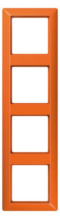 Jung AS584BFO Rahmen 4fach bruchsicher Serie AS orange