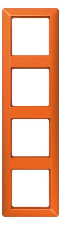 Jung AS584BFO Rahmen 4fach bruchsicher Serie AS orange