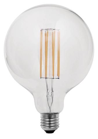 S&H 36651 LED-Globeform Filament 125x180mm dimmbar E27 230VAC 8W/922