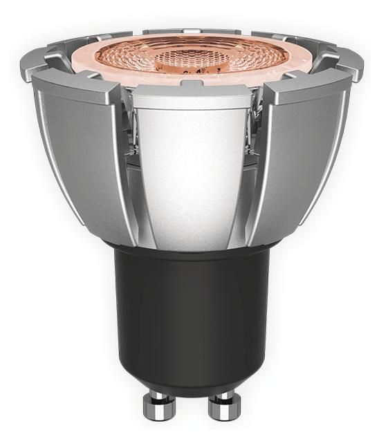 S&H 36565 LED Reflampe PAR16 50x58mm GU10 230VAC 7W/928 400Lm 40° dimmbar