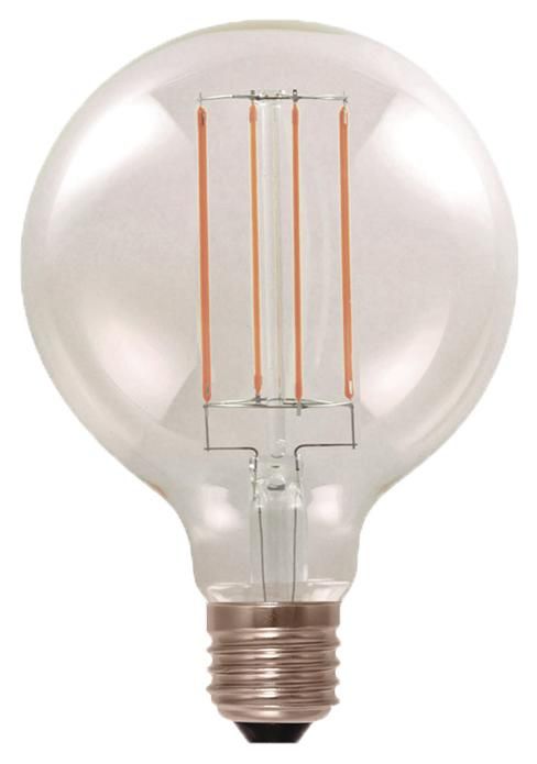 S&H 36553 LED-Globeform Filament 95x140mm dimmbar E27 230VAC 5W/919 340Lm