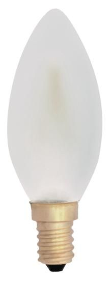S&H 38643 LED-Kerzenform Filament 35x100mm E14 220-240VAC 4W 380Lm 2700K