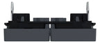 Mert MEG 3456-0414 Doppelwippe m.rotem Fenster anthrazit System M