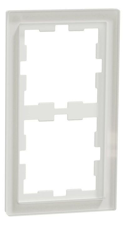 Mert MEG 4020-6520 D-Life Glas Rahmen 2fach Kristallweiß