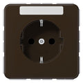 Jung CD1520BFKINABR SCHUKO Steckdose Schriftf. erh.Ber.schutz bruchs. braun