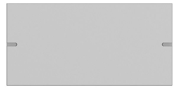 GIRA 8332915 Wippe Tastsensor4 2fach TS4 Aluminium Grau matt (lackiert)