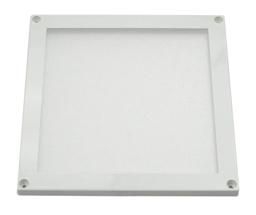 S&H 90177 LED Aufbau Panel Quadrat 100x100x5mm 12-14VDC 5W/828 330Lm 100°